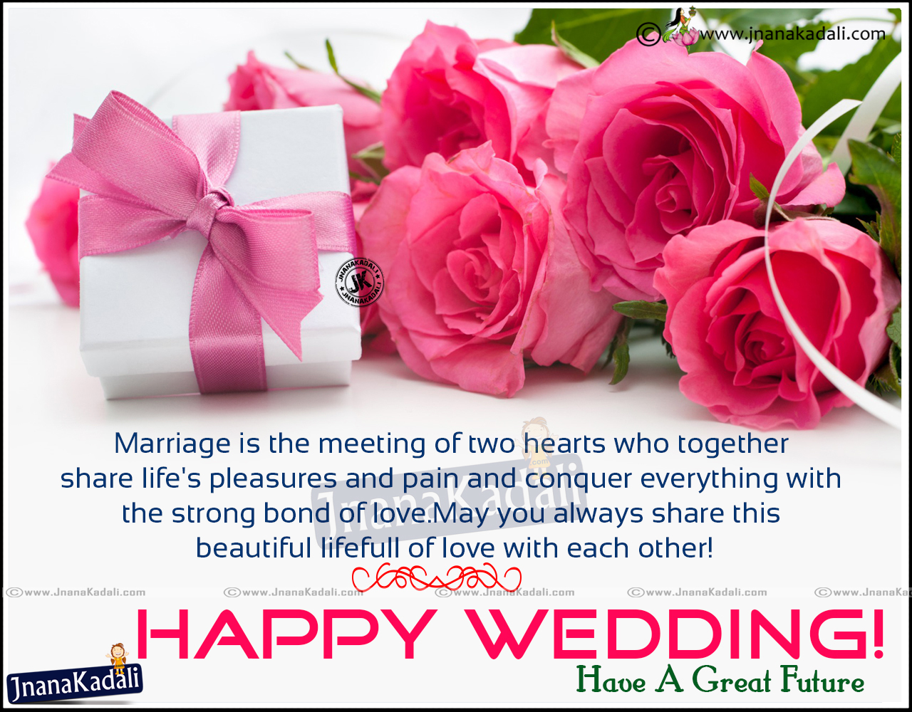 Happy Married Life Messages and Wishes in English | JNANA KADALI ...