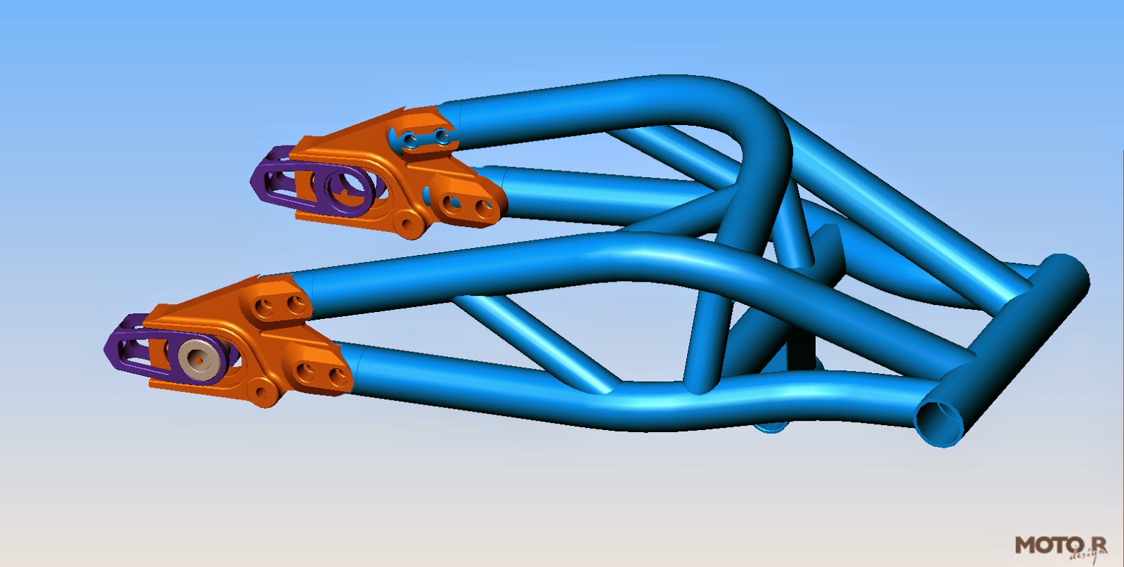 MotoR Design SV650 Swingarm Design