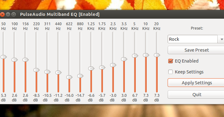 15 band equalizer settings for bass
