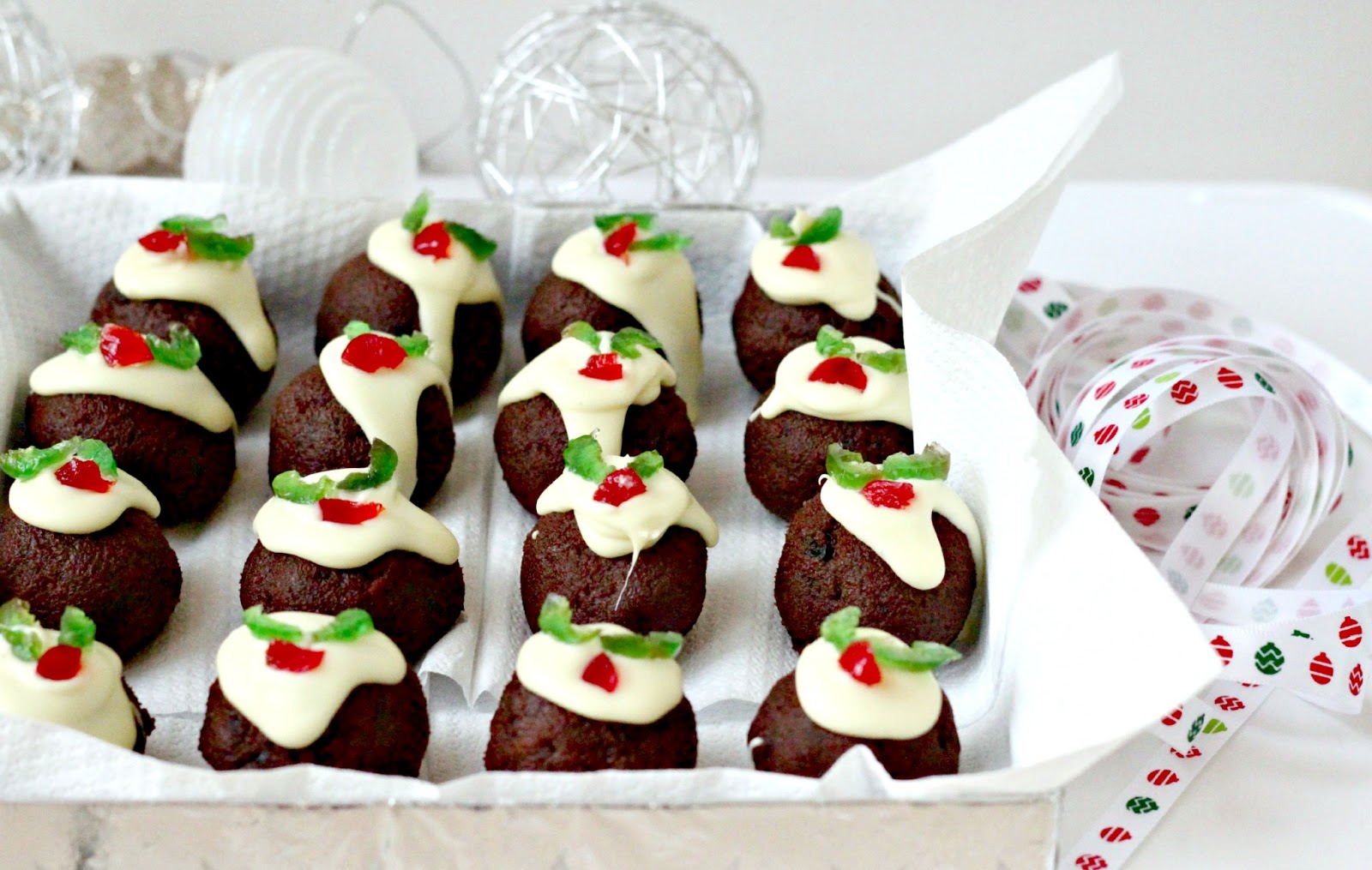 Milk and Honey Christmas Pudding Truffles