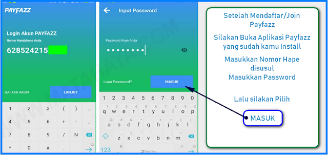 Payfazz: Ide Bisnis Pulsa Murah Bisa Bayar PPOB Ide Bisnis Pulsa Murah Bisa Bayar PPOB Payfazz - Jika ada sebuah pertanyaan bisnis apa sih? Yang kira-kira mudah dan simple dijalankan? Jawabannya jadi Agen Payfazz saja! Mengapa bisa? Tentu saja bisa karena dengan menjadi agen payfazz sobat sebenarnya telah menjadi agen pulsa dan PPOB dimana sobat dapat menjual pulsa: All Operator: Telkomsel, Indosat, Three, Axis, XL, dll, Jual Data Internet, Bahkan tersedia pula jasa pembayaran BPJS Kesehatan, TOKEN PLN (Listrik Pintar), Pembayaran PDAM, TELKOM, Pembayaran IndiHome Speedy, TV Berlangganan, dan tentu saja seiring perkembangannya akan bertambah menu-menu lainnya. Bahkan sekarang sedang diupayakan kerjasama bersama alfamart/indomaret untuk mempermudah kita dalam melakukan TopUp (Isi Ulang) Saldo Payfazz Wallet Kita. Baiklah sebelum melangkah lebih jauh, sebaiknya saya memaparkan beberapa poin yang menurut saya ini adalah penting. Mengingat sobat mungkin belum tahu apa dan bagaimana berjualan pulsa dan PPOB menggunakan Payfazz. Bagi sobat yang ingin segera mendaftar jadi agen Payfazz silakan Scrool ke bawah postingan ini dan menuju bahasan Cara Mendaftar Jadi Agen Payfazz, Perlu diingat daftar Agen Payfazz ini Gratis dan untuk Upgrade ke Agen Premium Payfazz barulah kita dikenakan Biaya Upgrade sebesar Rp. 100.000,- Pertama mari kita kenali lebih dulu Apa itu Payfazz? Di situs web resminya menyebutkan Payfazz merupakan sebuah platform layanan keuangan berbasis keagenan yang dapat mempermudah pembayaran anda secara digital atau online. Platfrom ini hadir sebagai upaya membantu mitra / agen payfazz untuk dapat melakukan isi ulang pulsa all operator, data internet all operator, maupun pembayaran token dan tagihan PLN, PDAM, Telkom, BPJS, TV dan Internet (Indihome Speedy), Multifinance, dan Voucher Game yang semuanya itu dapat diakses dalam sebuah aplikasi secara digital / online. Jadi berdasarkan penjelasan itu, kita bisa tahu bahwa dengan menggunakan Payfazz kamu dapat melakukan pembayaran secara mudah tanpa harus pergi ke BANK atau ATM hanya untuk membeli pulsa, atau mencari konter pulsa, dan urusan pembayaran lain-lain yang tersedia pada Payfazz. Kita cukup membuka Aplikasi Payfazz dan mulai melakukan transaksi dimanapun, kapanpun, dan dalam keadaan apapun! Hal ini kemudian memberikan kita keleluasaan dalam mengelola keuangan termasuk membangun bisnis Jual Pulsa dan Membuka Loket Pembayaran PPOB seperti loket pembayaran Token Listrik, BPJS Kesehatan, Bayar Tagihan PDAM, TV Berlangganan, Tagihan Telkom, Indihome, dan Speedy. dan Voucher Game Online. Apa Keuntungan Lain yang ditawarkan Payfazz? Sejauh ini selama saya menggunakan Payfazz belum ada kendala yang begitu besar, Hal ini dikarenakan bisnis ini benar-benar dikelola secara mandiri. Pengisian Saldo Pulsa (Modal) untuk Penjualan menggunakan Payfazz dapat disesuaikan berapa pun besar jumlah modal yang diinginkan, tidak ada batasan atau waktu tenggang yang tentukan untuk mengisi modal lagi di bulan berikutnya sebab semuanya terserah kita. Bahkan setiap transaksi yang kita lakukan akan mendapatkan CashBack sebesar Rp 50,- makin banyak transaksi yang dilakukan makin banyak pula CashBack yang di dapat. CashBack adalah keuntungan yang didapat ketika kita melakukan transaksi melalui Payfazz, dan CashBack ini nantinya akan dikumpulkan dan dijadikan menjadi SALDO Payfazz tiap tanggal satunya. Sehingganya kita bisa memiliki beberapa keuntungan tambahan dari Cashback yang diberikan oleh Payfazz. Kamu bisa meningkatkan jumlah pendapatan Cashback kamu! Normalnya setiap kita melakukan transaksi menggunakan Payfazz kita akan mendapatkan Cashback sebesar Rp 50,-! Meski demikian pendapatn cashback kamu ternyata masih bisa kamu tingkatkan pendapatannya. Yaitu kamu harus Upgrade ke Agen Premium payfazz terlebih dahulu! Setelah kamu menjadi Agen Premium payfazz kamu akan memiliki kesempatan mengikuti promo yang ditawarkan payfazz untuk setiap Agen Premium payfazz. Salah satunya adalah ketika kamu menjadi Agen Premium Payfazz kamu memiliki kesempatan untuk mengajak atau merekrut agen lain. Setiap kali agen itu berhasil join berdasarkan ajakan menggunakan kode referal atau kode distributor payfazz kamu. Maka kamu akan mendapatkan cashback payfazz sebesar Rp 50,- pertiap orang yang join. Belum sampe disitu apabila mereka agen baru payfazz yang kamu rekrut ternyata melakukan transaski lagi maka setiap transaksi yang mereka lakukan kamu akan mendapatkan casback payfazz lagi sebesar Rp 50,- ! Jadi jika melihat loncatan ini, maka ini akan menambah jumlah pendapatan cashback kamu tentunya. Baca Juga: Keuntungan Menjadi Agen Payfazz Premium dan Agen Payfazz non Premium Mengapa Memilih Payfazz? Apa Manfaat dan Keuntungannya? - New Update 6 Januari 2018 Tidak sampai disitu, apabila tiap Agen non Premium payfazz yang kamu rekrut mereka mengupgrade akun payfazz mereka menjadi Agen Premium Payfazz maka kamu akan mendapatkan deposit atau saldo sebesar Rp 50.000,- ! Sehingganya makin banyak Agen payfazz yang join melalui kode referela atau kode distributor payfazz kamu. Maka tentu kamu akan meningkatkan jumlah pendapatan atau keuntungan. Jadi Agen Premium Keuntungannya Lebih Besar Lagi! Hal yang paling mengejutkan lagi adalah dalam menggunakan Payfazz kita dapat Join sebagai Agen Payfazz non Premium dan Agen Payfazz Premium. Dan tentu saja sangat disarakan bagi sobat untuk menjadi agen permium payfazz. Karena setiap Agen Premium Payfazz akan mendapatkan kesempatan untuk memenangkan Satu buah smartphone, sepeda motor, Umroh, Mobil dan semuanya itu bisa dipilih apakah akan mengambil hadiah itu atau akan dijadikan Ke Saldo Payfazz anda dan tentu saja dapat anda uangkan. Syarat untuk mendapatkan hadiah tersebut adalah dengan menjadi Agen Premium Payfazz dan mengikuti beberapa aturan dan persyaratan yang ditentukan oleh Payfazz. Diantaranya adalah kita harus mengajak atau merekrut Agen Payfazz Premium lain menggunakan kode referal atau kode distributor payfazz yang kita miliki setelah menjadi Agen Payfazz Premium. Keuntungan tersebut diantaranya: 1. Kamu akan mendapatkan satu buah Telepon Seluler Untuk mendapatkan satu buah Telepon Seluler dari payfazz kamu harus memiliki syarat telah menjadi Agen Payfazz Premium terlebih dahulu. ini dikarenakan setiap kamu mengajak Agen Premium Payfazz lain sebanyak 50 orang yang Join menjadi Agen Premium. Melalui kode referal atau kode distributor payfazz yang kamu miliki. Maka kamu akan mendapatkan satu buah Telepon Seluler dari PT Payfazz Teknologi Nusantara atau jika kamu tidak ingin mengambil hadiahnya, maka kamu akan mendaptkan gantinya sebagai Saldo Payfazz (diuangkan menjadi saldo atau deposit payfazz kamu). 2. Kamu akan mendapatkan satu buah Sepeda Motor Untuk mendapatkan satu buah Sepeda Motor dari Payfazz proses dan cara kerja payfazz masih sama dengan cara kerja di atas. Hanya saja pada tahapan berikut cara kerja payfazz adalah kamu harus merekrut sekitar 400 Agen Payfazz Premium. Tetapi jika kamu tidak ingin mengambil hadiahnya maka hadiah tersebut akan diuangkan dan menjadi saldo atau deposit di payfazz kamu 3. Kamu bisa Berangkat Umroh Untuk yang ingin menjalankan Ibadah di tanah suci misalnya, kita diberikan kesempatan melalui payfazz agar bisa mendapatkan biaya dan berangkat umroh ke tanah suci. Cara kerja payfazz masih tetap sama, hanya saja di tahapan ini! Kamu harus sudah merekrut sekitar 1000 Agen Premium. Tetapi jika kamu tidak ingin mengambil hadiahnya dengan berangkat umroh maka hadiah tersebut akan diuangkan menjadi saldo atau deposit di akun payfazz milik kamu. 4. Kamu akan mendapatkan satu buah Mobil Baru Kamu ingin membeli mobil? atau ingin mendapat hadiah mobil dari PT Payfazz Teknologi Nusantara? maka dengan menjadi Agen Premium Payfazz dan kamu berhasil mengajak join Agen Premium Payfazz lainnya melalui kode referal kamu atau kode distributor payfazz milik kamu sebanyak 5000 Agen Premium Payfazz, maka kamu akan mendaptkan satu buah Mobil Baru yang dihadiahkan PT Payfazz Teknologi Nusantara untuk kamu karena telah mencapai dan berhasil merekrut 5000 orang Agen Premium Payfazz dengan kode ajakan, kode referal atau kode distributor payfazz kamu yang kamu dapatkan ketika kamu juga telah menjadi Agen Premium Payfazz. Meski begitu ternyata Hadiah tersebut dapat kamu uangkan menjadi saldo atau deposit payfazz. Jadi makin banyak Agen Premium Payfazz yang join melalui kamu, maka kamu makin dekat dengan Hadiah yang PT Payfazz Teknologi Nusantara tawarkan untuk tiap Agen Premium. Jika kamu Gagal Mengirim Pulsa? Uang akan dikembalikan tanpa Potongan ke Saldo Payfazz! Keuntungan lain adalah Payfazz memberikan Refund atau pengembalian dana secara otomatis apabila kita salah dalam memasukan nomor hape atau nomor token listrik. Seperti nomor tidak terdaftar atau nomor kurang. Hal ini tentu saja memberikan kenyamanan dan keamanan dalam melakukan tiap transaski kita menggunakan payfazz. Transasksi Sangat Cepat Hanya Hitungan Detik! Awalnya juga tidak begitu yakin, setelah mencobanya benar-benar di luar ekspetasi, transaski pengisian pulsa, dan data internet sungguh sangat! cepat bahkan hanya sekali klik dalam hitungan detik pulsa dan data internet langsung masuk ke nomor pelanggan. So yang masih lalod pengisian pulsanya Migrasi saja ke Payfazz, lagian kamu daftarnya Gratis kok! Harga Pulsa di Payfazz pun terbilang cukup murah bahkan terdapat beberapa diskon yang bisa kita gunakan untuk mendapatkan Pulsa yang lebih murah lagi! Saat melakukan transaksi pulsa Telkomsel Rp. 5000 saya mendapatkan Kupon DISTEL5K dan diskon acak sehingga pulsa yang harus dibayarkan menjadi lebih murah! sebesar Rp 4.988 Hal ini kemudian akan menjadi lebih menguntungkan karena kita menjualnya dengan nominal beda sekitar 2000-an hingga 3000-an berdasarkan keinginan kita sendiri. TopUp (Isi Ulang) Saldo PayFazz sangat Mudah Kenyamanan lainnya adalah sobat dapat melakukan pengisian Saldo Payfazz sobat dengan mudah hanya menggunakan Menu BANK Transfer dan tentu saja di sana kita bisa menggunakan Jenis BANK yang kita inginkan sejauh ini terdapat beberapa BANK yang dapat digunakan dalam TOPUP atau Pengisian Saldo pada akun Payfazz diantaranya: BRI, MANDIRI, MANDIRI Syariah, DANAMON, BCA, BNI, CIMBNIAGA, HANABANK, PERMATA BANK, dan MAYBANK. Selain menggunakan Transfer BANK isi ulang Pulsa Payfazz sobat juga dapat dilakukan melalui agen payfazz lainnya. Sobat hanya menyetor uang kepada mereka dan mereka akan mengirimkan atau mentransfer uang ke Saldo Payfazz sobat hanya menggunakan nomor Hape yang telah sobat daftarkan di Payfazz. Tentu saja kebijakan transfer dan besar biaya transfer ditentukan oleh Agen Payfazz yang kamu mintai untuk mentransfer Saldo ke akun Payfazz kamu. Sangat mudah bukan? Jadi tunggu apalagi ayo jadi Agen Payfazz sekarang dan bangun bisnis anda jika anda memang ingin membangun bisnis pulsa dan PPOB! Sementara jika ingin menggunakannya sendiri, untuk kebutuhan keluarga atau rumah tangga pun sangat membantu tentunya. Tetapi bagi yang ingin mendapatkan penghasilan tentu saja mulai membangun bisnis menggunakan Payfazz salah satunya dengan menjual pulsa atau membuat usaha yang lebih besar dengan membuka loket pembayaran PPOB: LISTRIK, INTERNET, INDIHOME, BPJS, VOUCHER GAME, TV BERLANGGANAN, DLL. BAGAIMANA CARA MENDAFTAR JADI AGEN PAYFAZZ!!! Perhatian! Untuk mendaftar jadi Agen Payfazz terlebih dahulu tentunya sobat harus mendownload Aplikasi Payfazz di PlayStore dan saat ini Aplikasi ini hanya tersedia untuk smartphone Android saja! Kedepannya mungkin akan bisa digunakan pada Iphone dll. DOWNLOAD DAN INSTAL APLIKASI PAYFAZZ DI ANDROID SOBAT MELALUI PLAYSTORE Untuk cara daftar atau registrasinya gratis dan sangat mudah, kamu tinggal mengikuti KLIK DI SINI untuk Registrasi... Jika kamu masih bingung? Silakan ikuti tautan berikut untuk menuntun proses pendaftaran keagenan nusantara bersama payfazz. Baca Selengkapnya: Cara Daftar Payfazz Gratis! Setelah kamu berhasil mendaftarkan akun Payfazz kamu melalui Link di atas, sekarang silakan kamu buka aplikasi payfazz kamu lalu login menggunakan Nomor Hape dan password yang sudah kamu daftarkan tadi! Jika berhasil dan sukses! Maka selamat kamu telah tergabung bersama Mitra Payfazz dan silakan mulai jalankan bisnis kamu! Sukses bersama Tim Keagenan Nusantara Payfazz! Sekarang yang perlu sobat lakukan Hanyalah menanam modal atau mengisi Saldo Payfazz sobat dan mulailah jalankan Bisnis Sobat melalui android yang sobat miliki. Buka Loket Pembayaran? Konter Pulsa? dll mudah hanya dalam satu genggaman. Untuk tanya-tanya dan ingin berbagi Informasi bersama saya mengenai PayFazz - Bisa Mengontak WA saya: 081355617106! Untuk tiap Agen Payfazz yang join menggunakan Kode Referal saya dan Upgrade Menjadi Agen Premium Payfazz akan mendapatkan saldo payfazz sebesar Rp. 25.000 dari saya. Dengan syarat mengirimkan bukti pendaftaran menggunakan kode referal saya dan bukti bahwa sudah berhasil menjadi Agen Premium. Kirimkan bukti pendaftaran kamu melalui kontak WA saya. Jika sudah terverifikasi! Maka kamu akan saya kirimkan Saldo Payfazz sebesar Rp. 25.000,- Promo ini berlaku mulai tanggal 10 Januari - 10 Februari 2018! So buruan join menggunakan kode Referal saya. Anda Upgrade Premium melalui kode saya, saya kirim cashback ke akun kamu sebesar Rp. 25.000,-