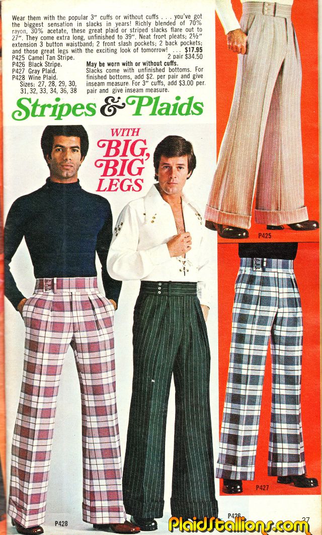 In the 1970s Real Men Wore Flared Trousers and Flowery T-Shirts. How ...