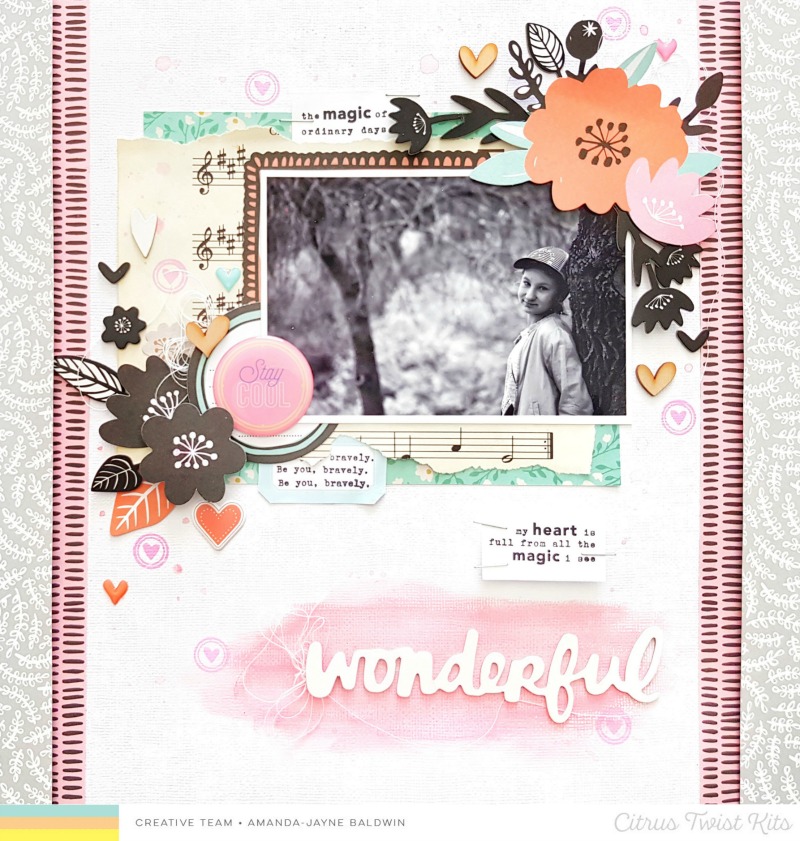 happy arty days citrus twist kits heartbreaker layouts