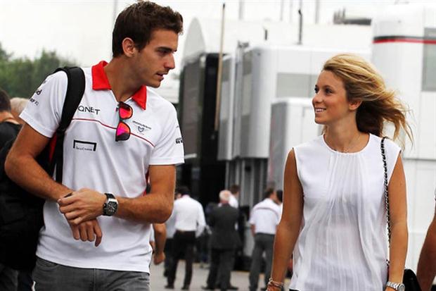 Camille Marchetti novia de Jules Bianchi Camille Marchetti novia de Jules Bianchi