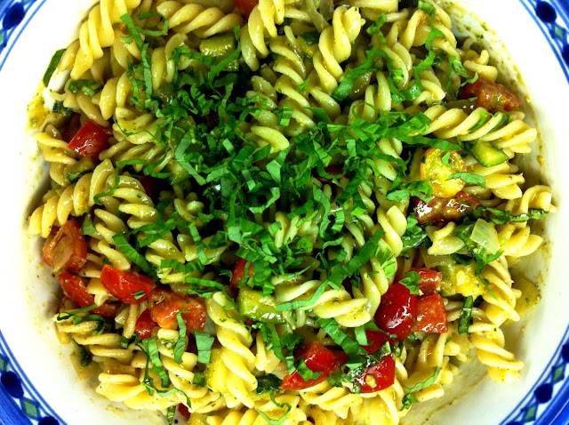 refreshing vegetarian pasta salad | Cooking Minette