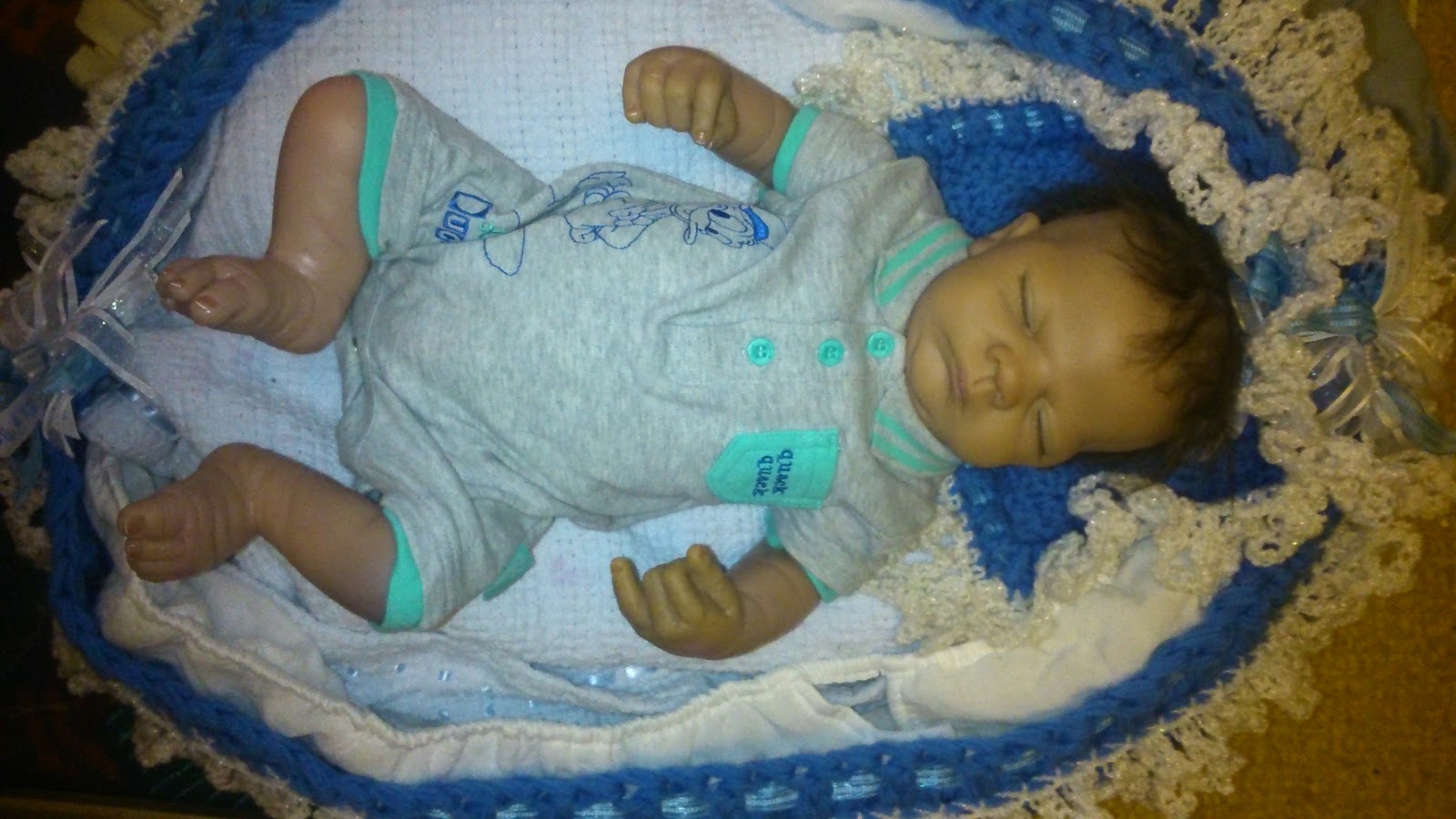 My Doll Collection Ashton Drake full bodied silicone doll charlie.