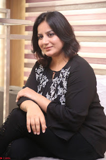 Cute Poja Gandhi in black dress at Dandupalyam 2 Movie press meet  ~  Exclusive 02