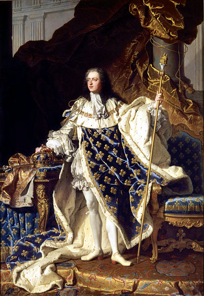 Louis XV of France by Hyacinthe Rigaud, 1730