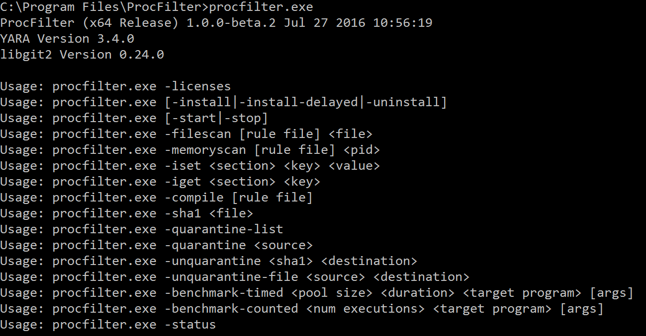 Command line args. Command line args