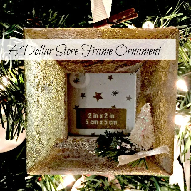 Dollar Store Gold Leaf Frame www.homeroad.net