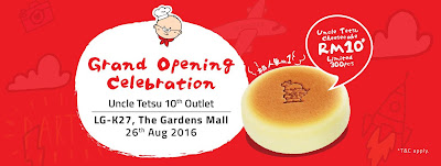 Uncle Tetsu Cheesecake RM10 Promotion Malaysia Gardens Mid Valley KL