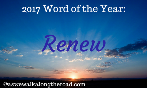 Word of the year- renew Word of the year- renew