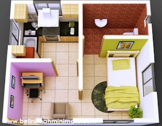 Desain dan Denah Rumah Minimalis Sederhana Type 21 1
