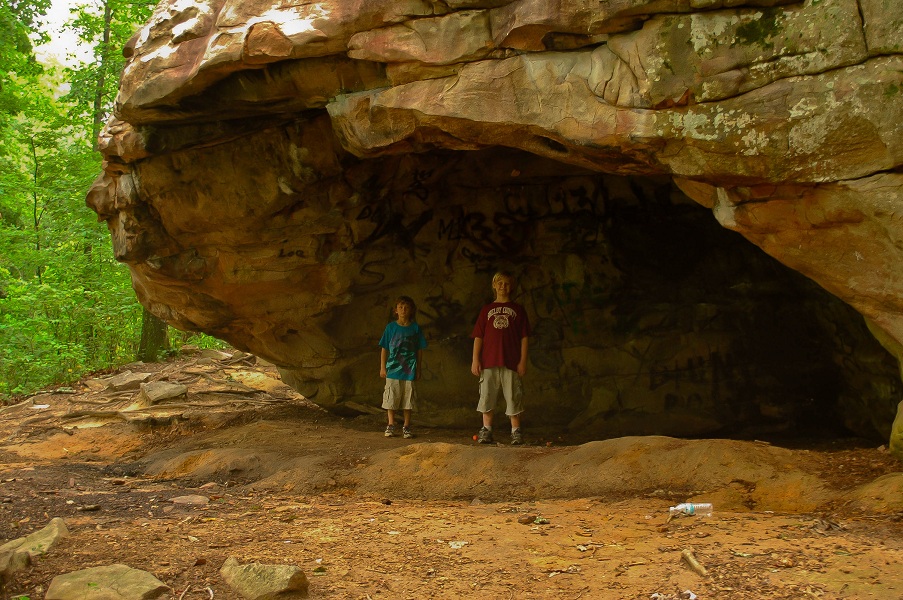 One State, Two Boys Moss Rock Preserve Hoover, Alabama July 15, 2011