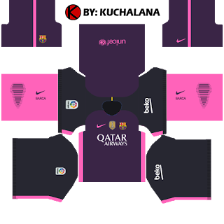 Barcelona Kits 2016/2017 - Dream League Soccer 2015