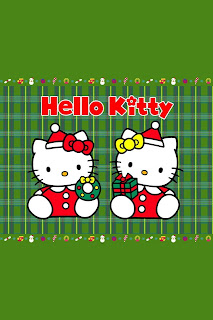 Hello Kitty Christmas iPhone wallpaper background 640x960