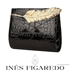 Queen Letizia Style Ines Figaredo Coco Clutch Bag