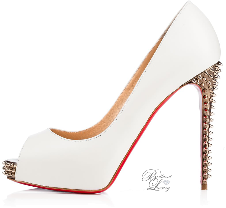 Brilliant Luxury by Emmy DE ♦ Christian Louboutin 'New Very Prive Spikes Kid'