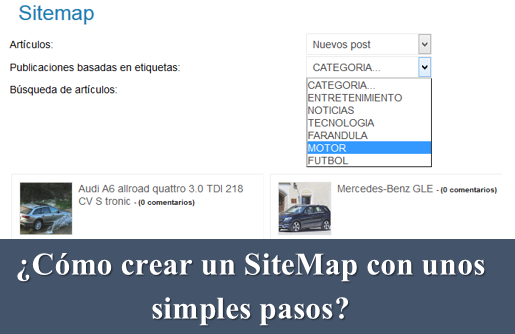 ¿Cómo crear un Sitemap con unos simples pasos? 