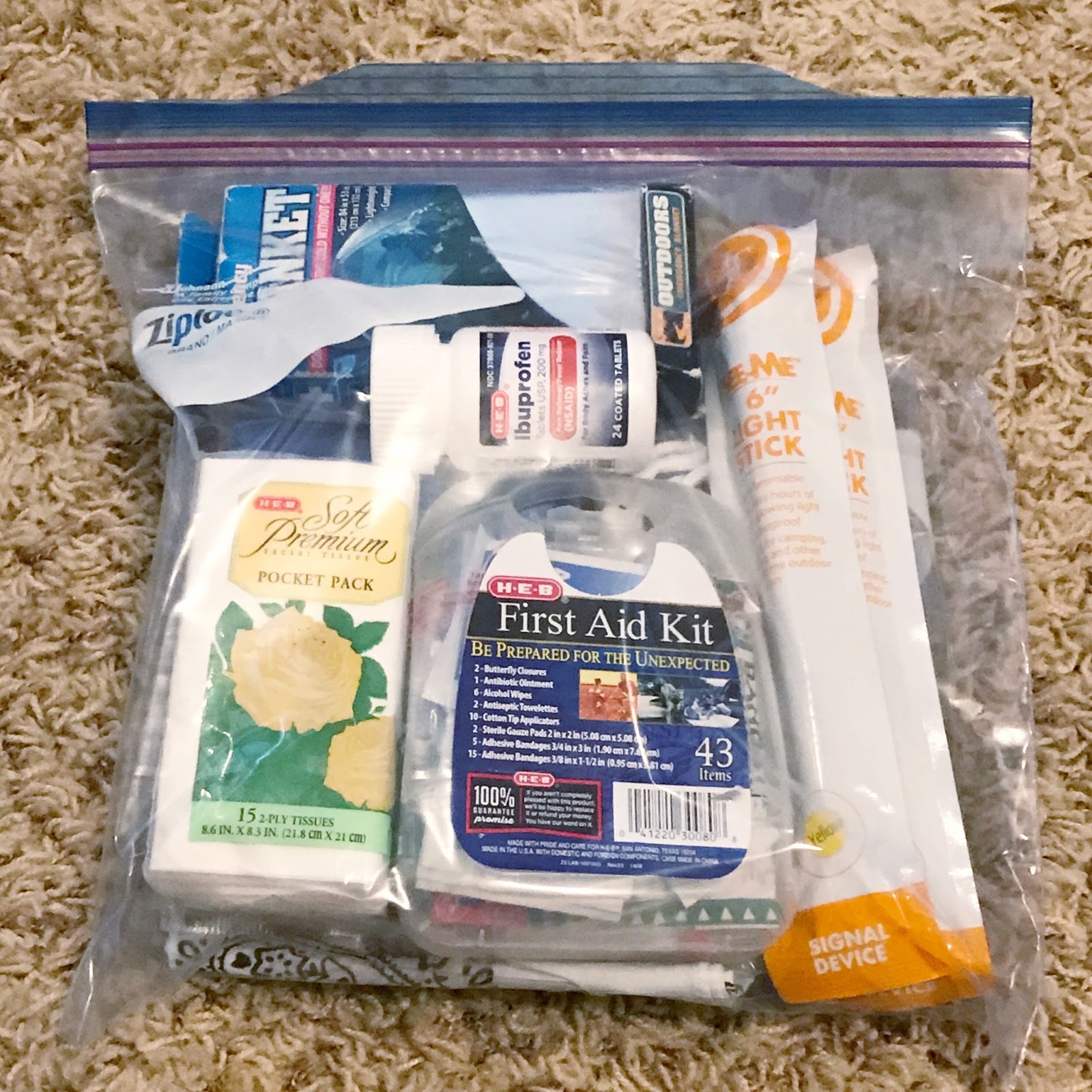 Texas Decor Emergency Car Kits