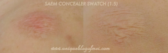 THE SAEM Cover Perfection Tip Concealer coverage