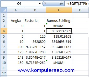 Rumus Cepat Faktorial Dunia Sosial