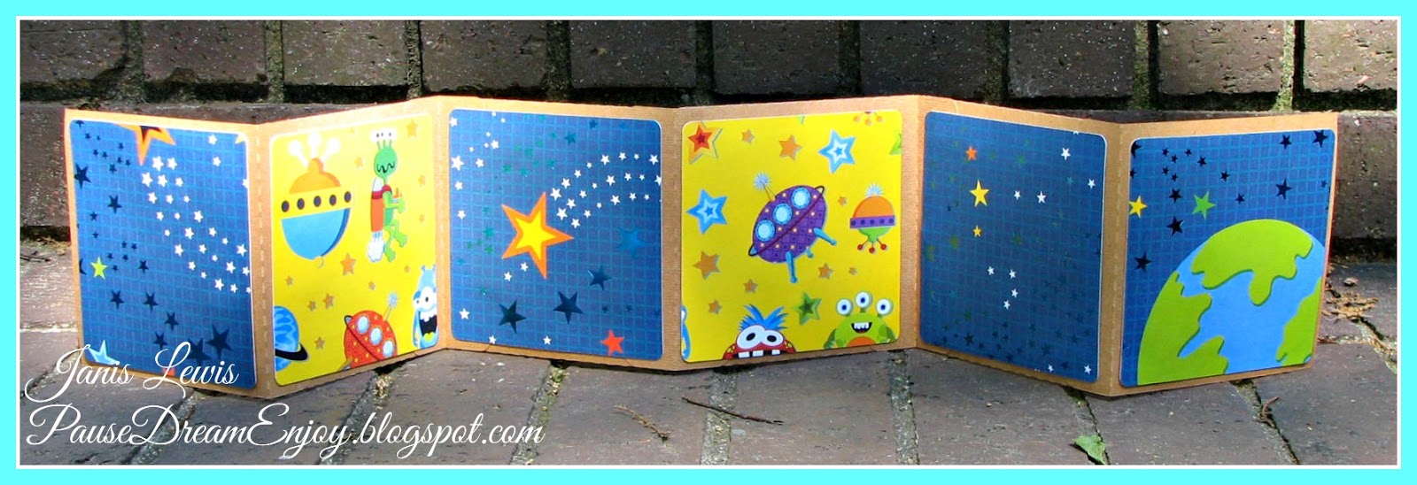 Pause Dream Enjoy Envelope Accordion Mini Album