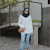 Ootd Hijab Dengan Kemeja Dan Jeans