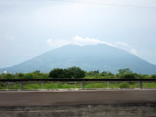 From the North Luzon Expressway (NLEX) one can see Mt Arayat