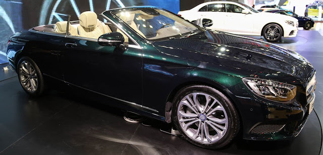 Thiết kế ngoại thất Mercedes S500 Cabriolet Mercedes S500 Cabriolet thiết kế sang trong, đẳng cấp