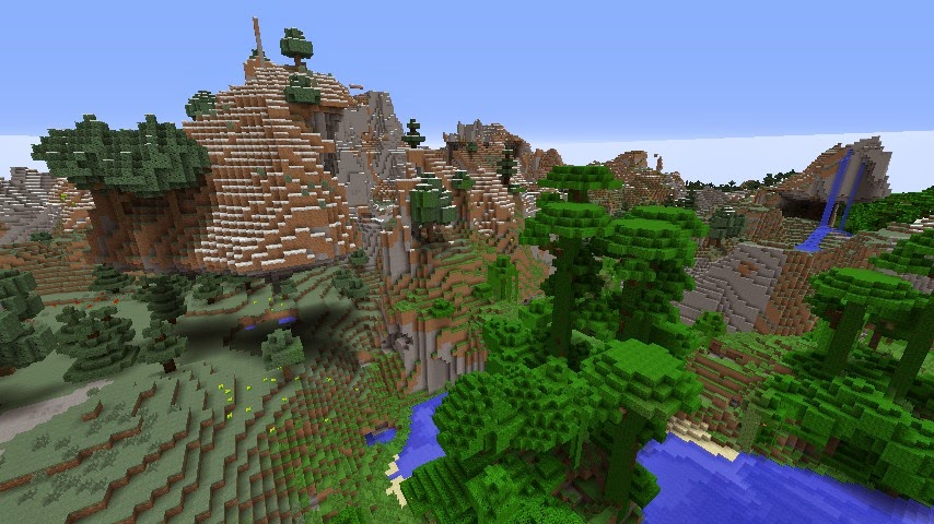 Floating Mountain Town Seed | Top Minecraft Servers Blog