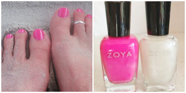 zoya bright pink nail polish