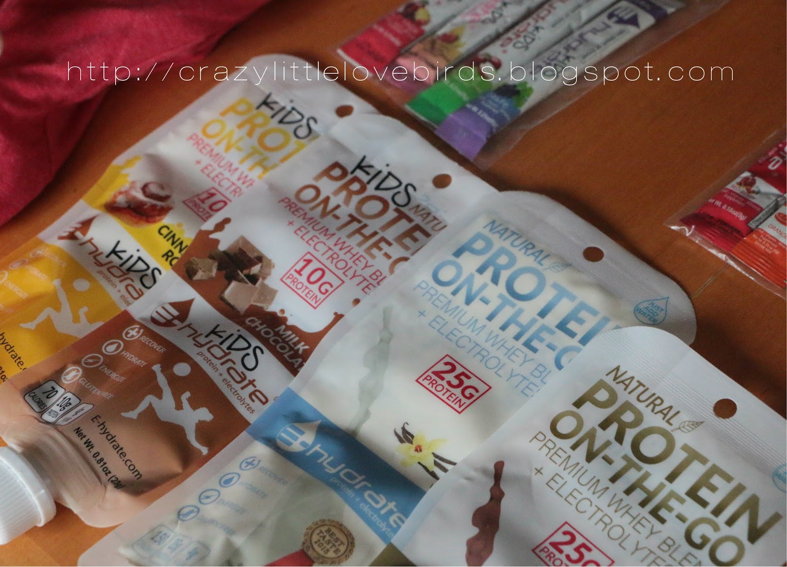 Crazylittlelovebirds Review E Hydrate protein on the go.