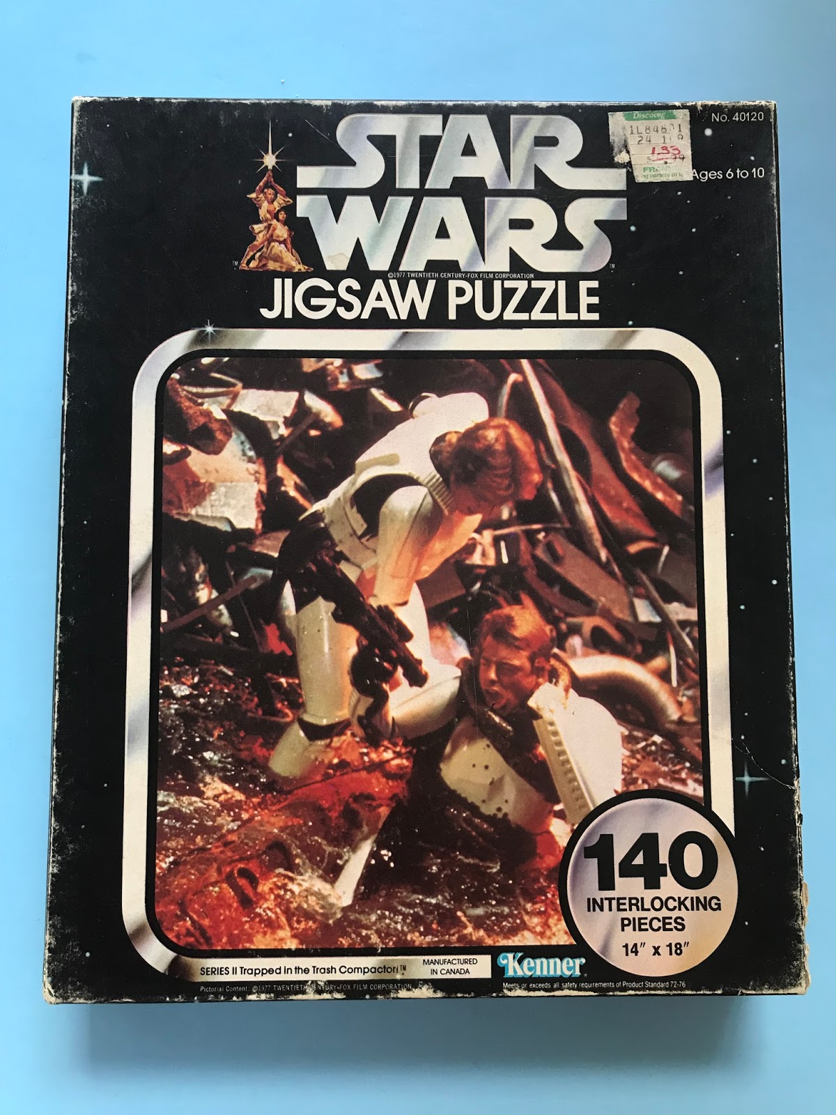 G.I. Jigsaw Vintage Kenner Star Wars Puzzle Trash Compactor