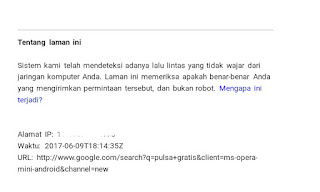 lalu lintas tidak wajar lalu lintas robot pada google search