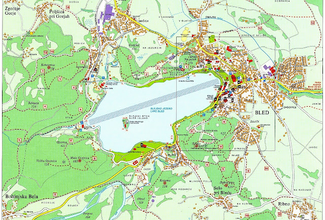 Mapa de Bled