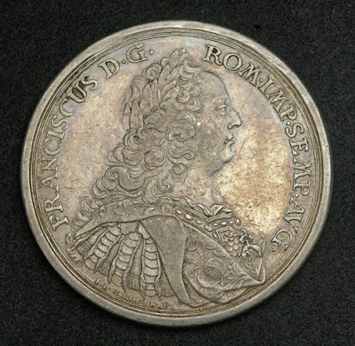 German coins Regensburg City View Silver Thaler, Francis I Stephen