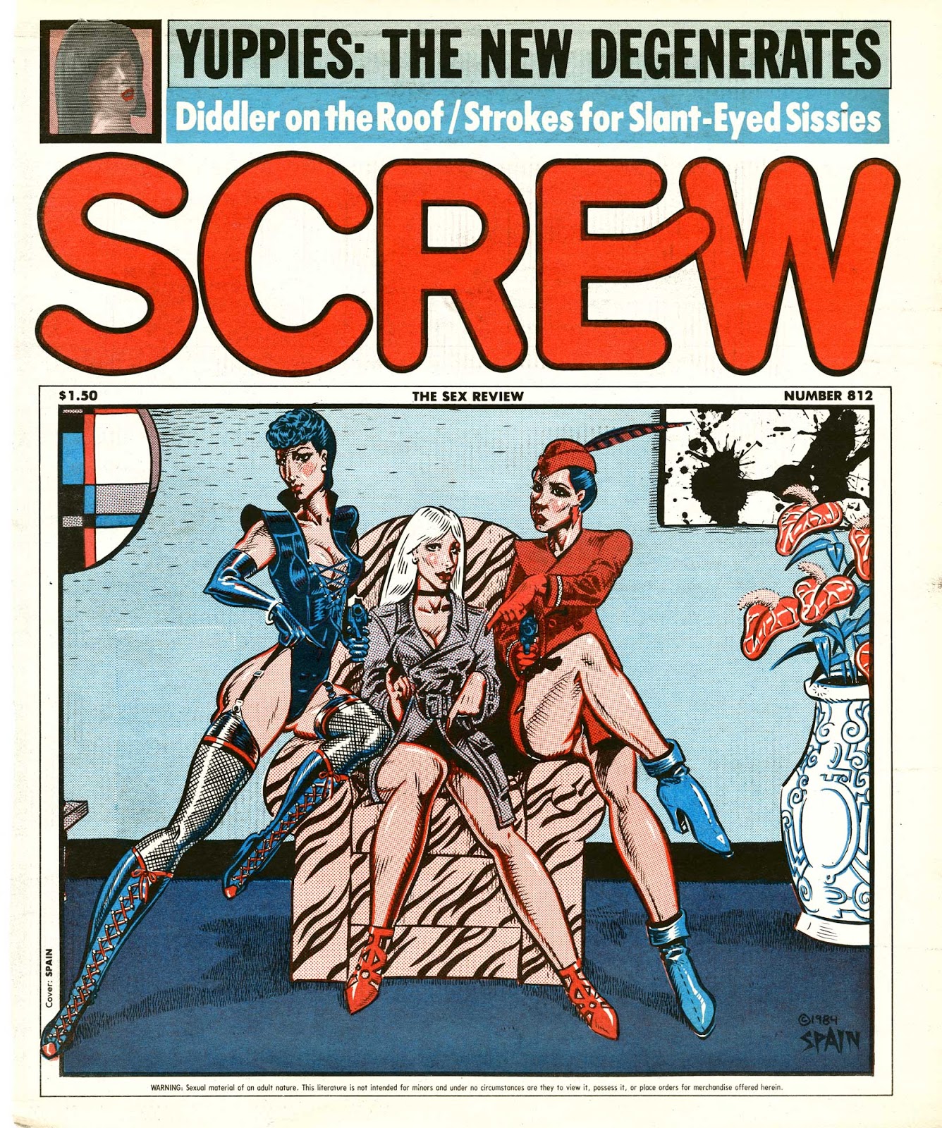 SCREW #812, dated September 24th, 1984.