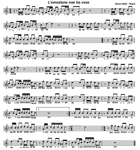 Musica e spartiti gratis per flauto