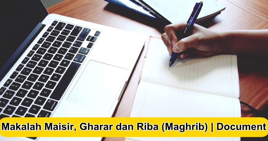 Makalah Maisir Gharar Dan Riba Maghrib Document Belajar Ekonomi