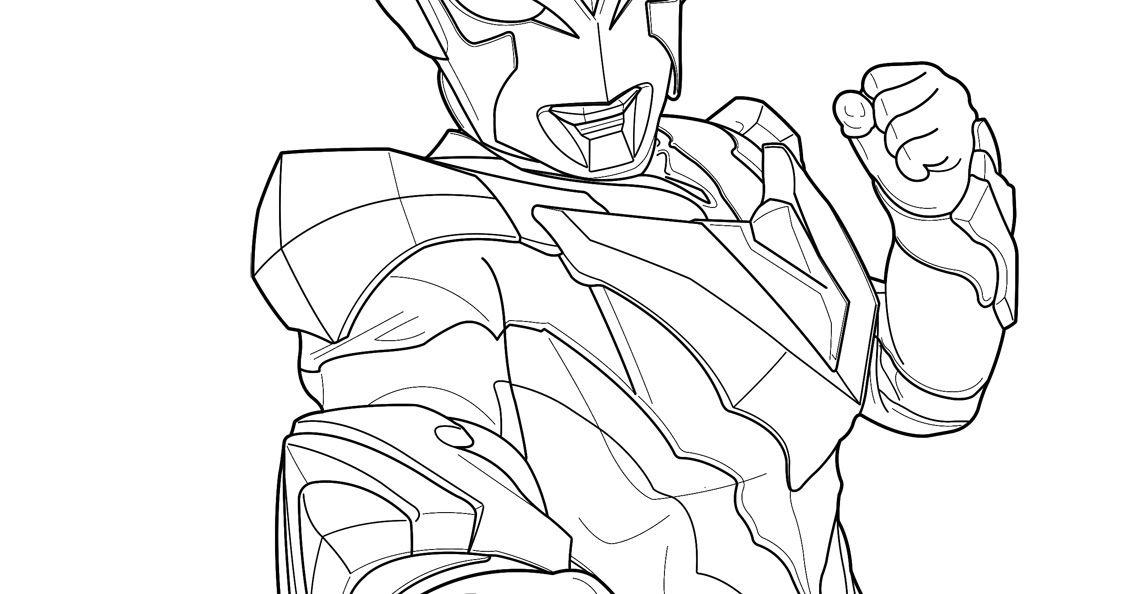 Kumpulan Mewarnai Gambar Sketsa Ultraman Geed Desain Interior Exterior