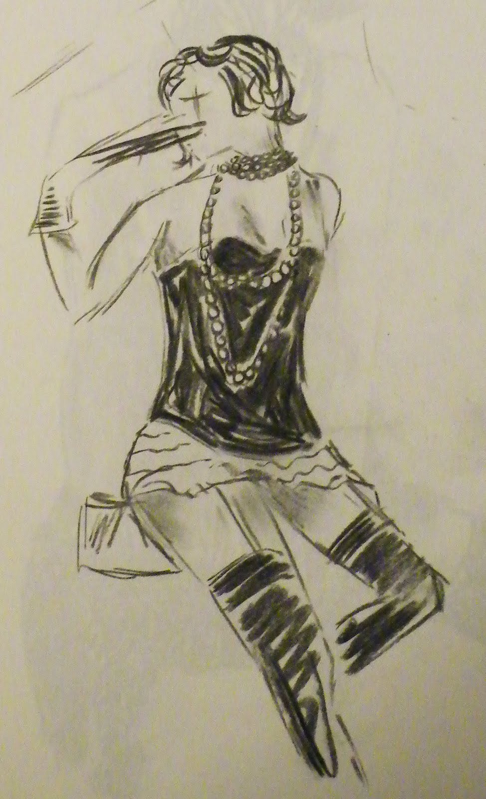 ClaireMCarter Art Burlesque Life Drawing