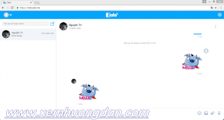 Cách nhắn tin zalo trên web Cach nhan tin zalo tren web