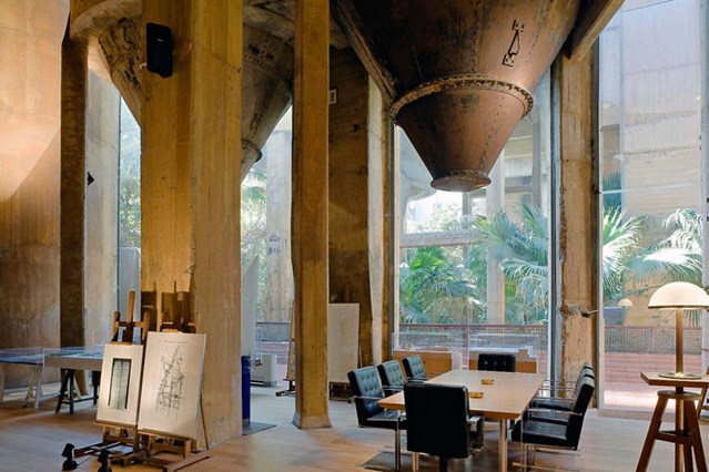 an old cement factory converted in spain