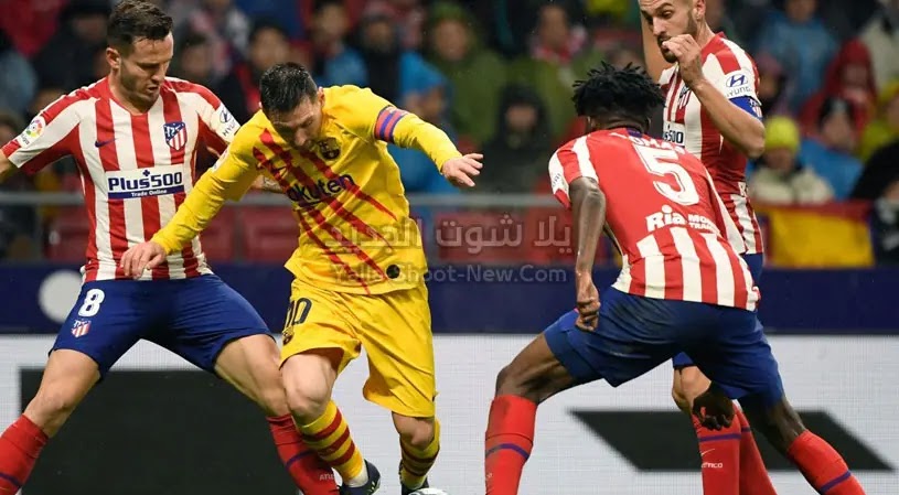 ميسي يقود برشلونة للفوز علي اتليتكو مدريد في معقله من الدوري الاسباني