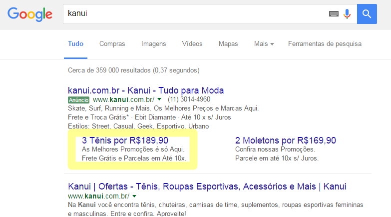 kanui promocao tenis