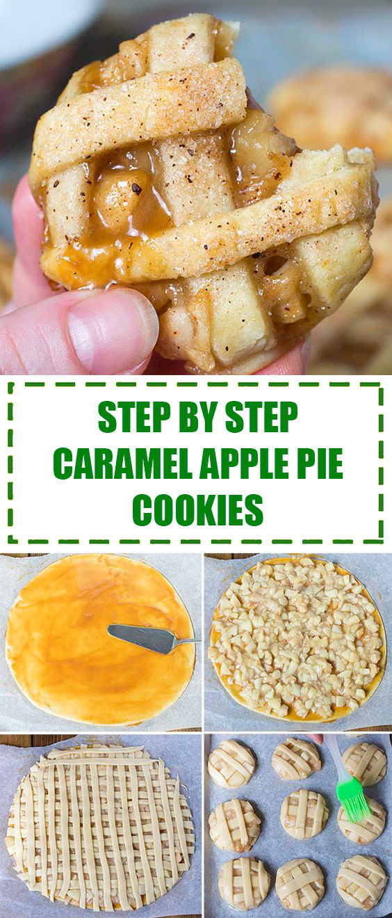 Step by Step Caramel Apple Pie Cookies Step by Step Caramel Apple Pie Cookies