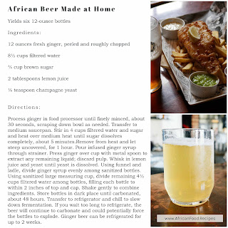 African Beer Made at Home