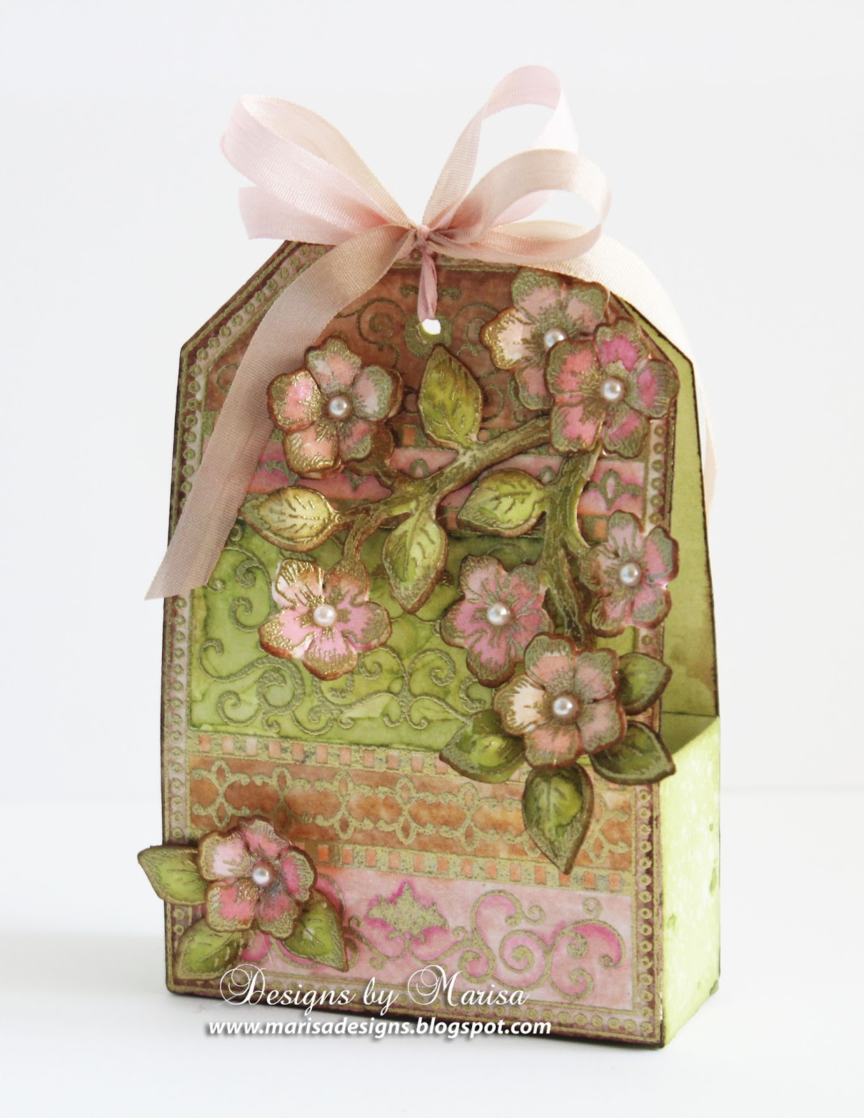 Designs by Marisa Heartfelt Creations Flower Gift Box