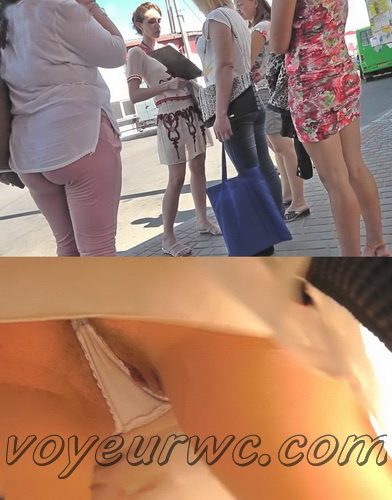 Upskirt video features a sexy girls on a bus. Video film filled with erotic upskirts (100Upskirt 5934-6009)